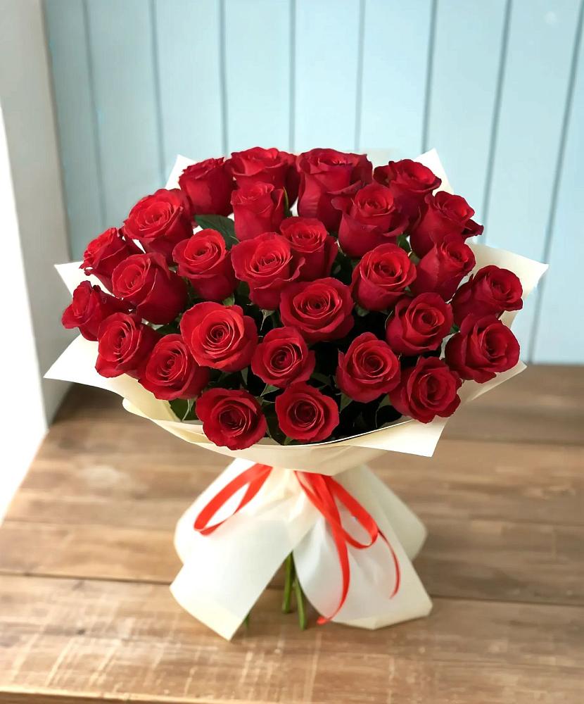 Букет 29 Красных роз в Уренгое