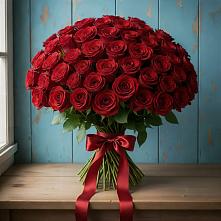 Букет Красные розы Блэк Меджик в Уренгое