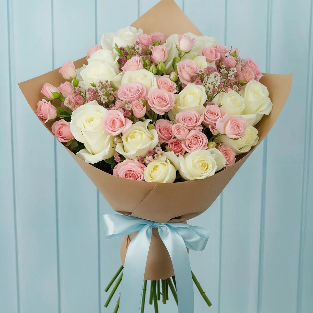 Букет цветов из: Розы в Уренгое