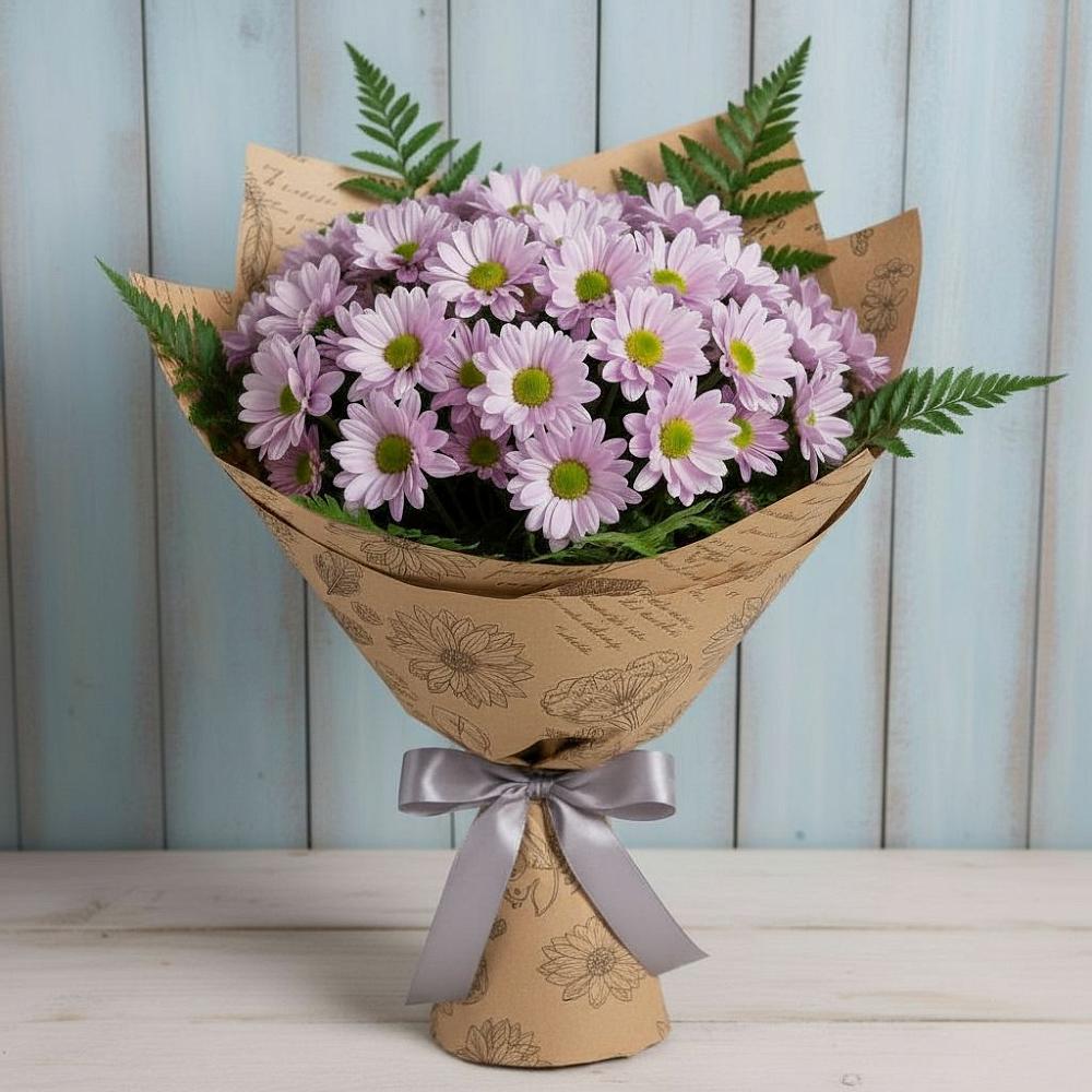 Букет цветов из: Хризантемы в Уренгое