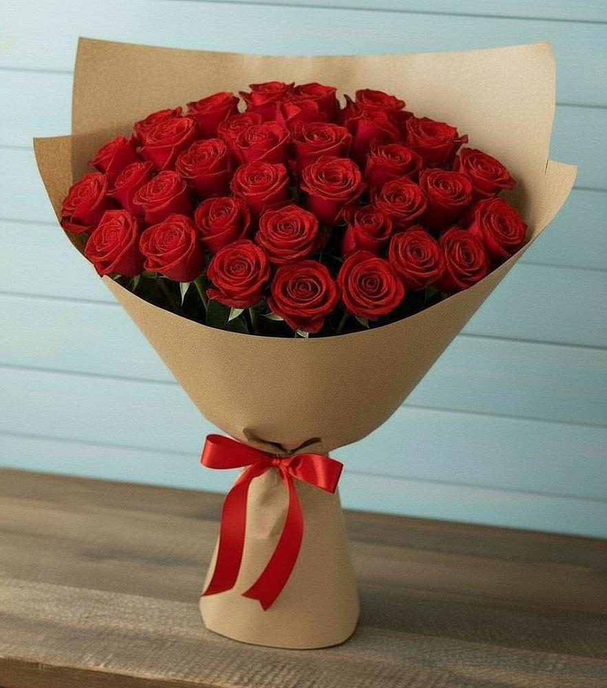 Букет Красные розы Милано в Уренгое