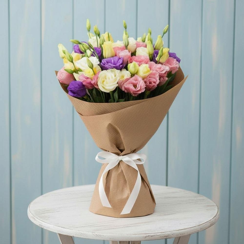 Букет цветов из: Лизиантусы в Уренгое