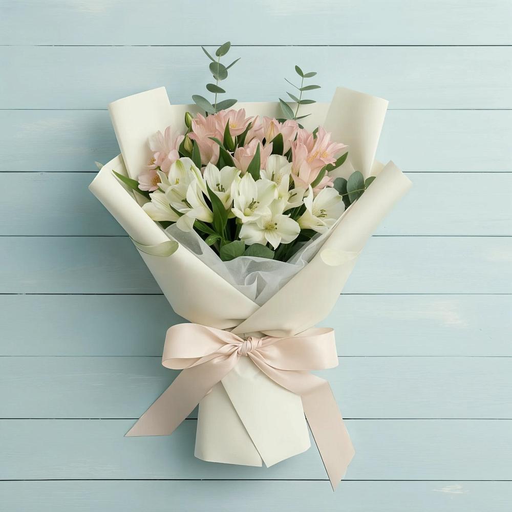 Букет цветов из: Альстромерии в Уренгое