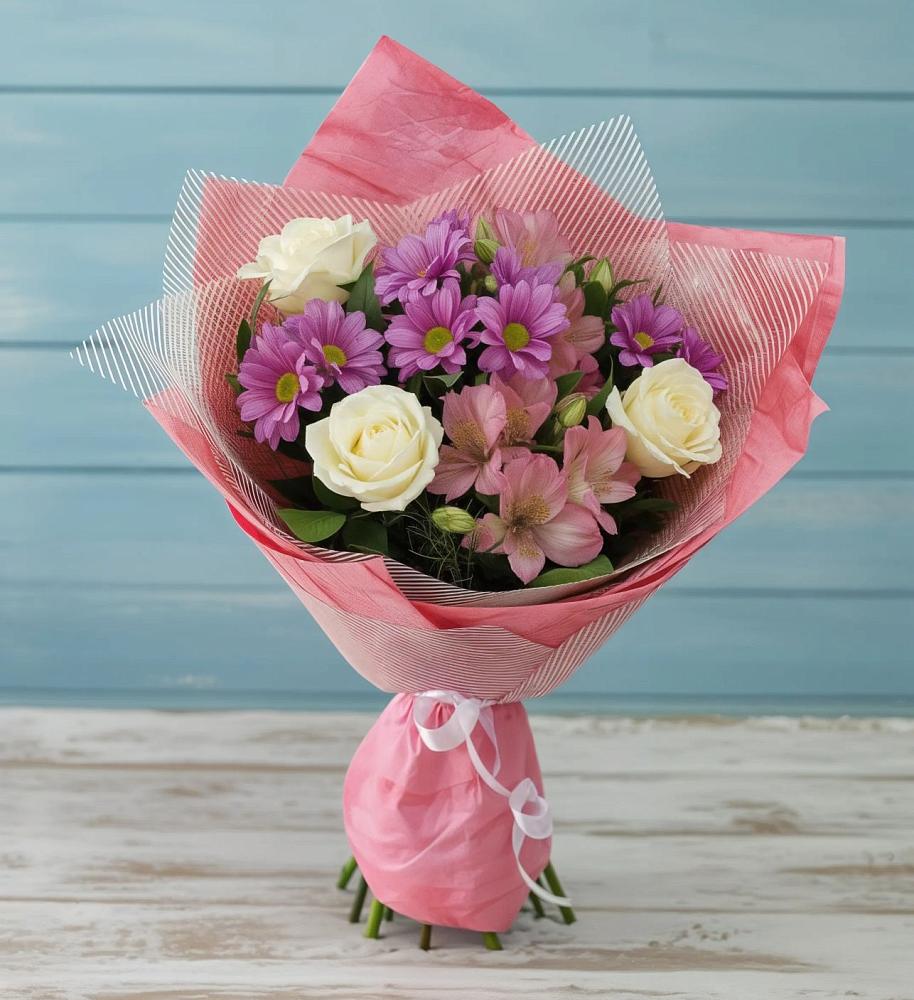 Букет цветов из: Герберы в Уренгое