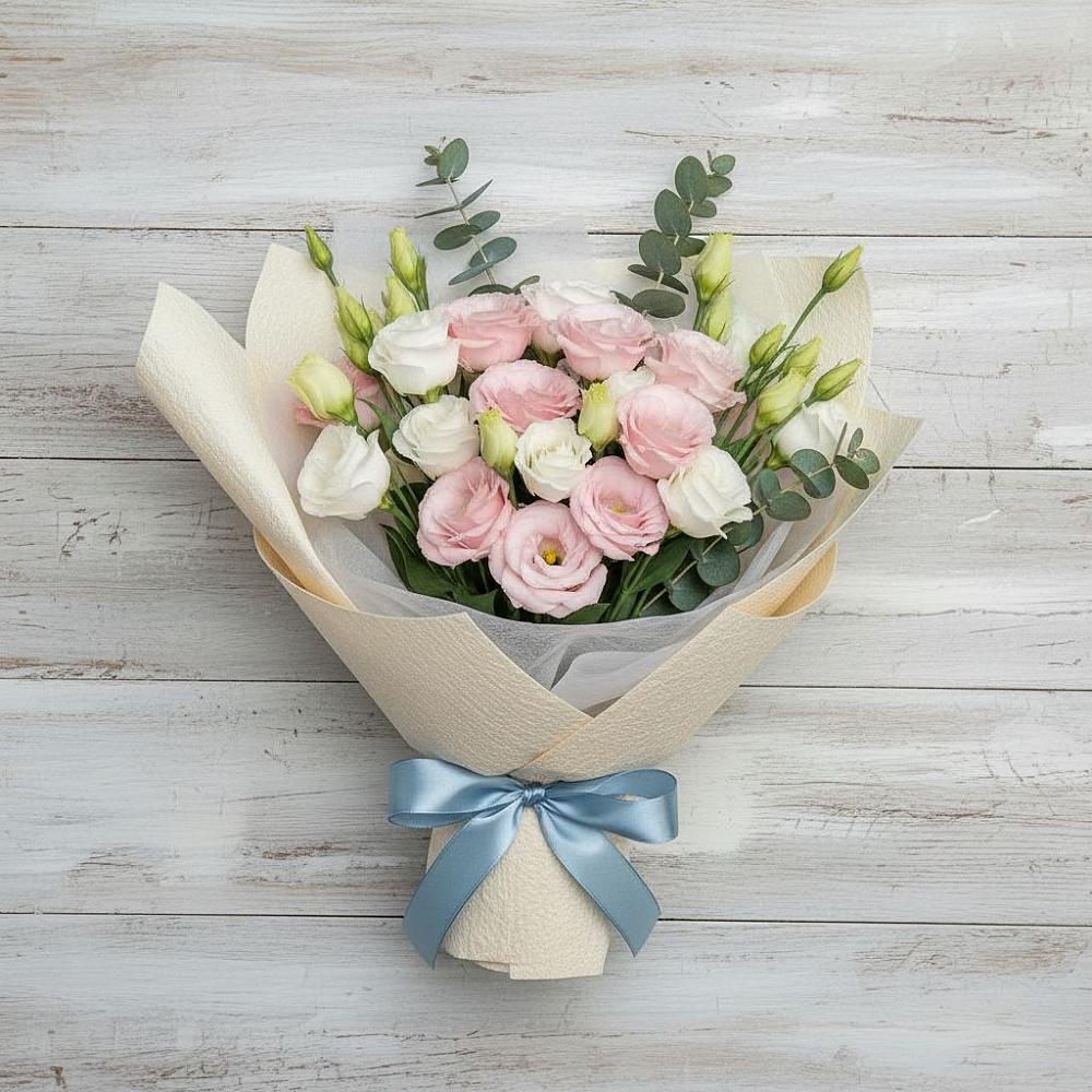 Букет цветов из: Лизиантусы в Уренгое